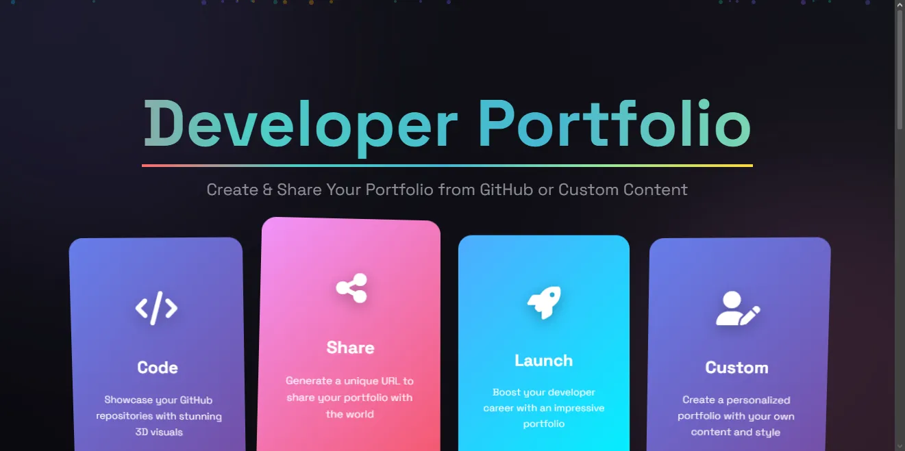 GitHubFolio