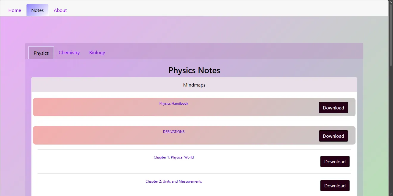 Notes Downloader